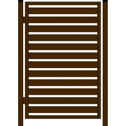 Furtka PALISADA 80 - antracyt , brązowa , czarna , srebrna , zielona