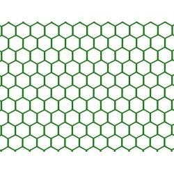 Siatka sześciokątna zielona - 40 mm x 40 mm / 0,50 m - 5m
